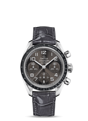 Omega Speedmaster Date 38 Stainless Steel / Grey
